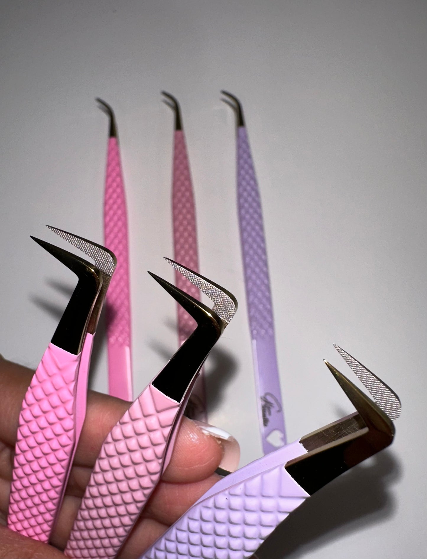Volume tweezers set of 3