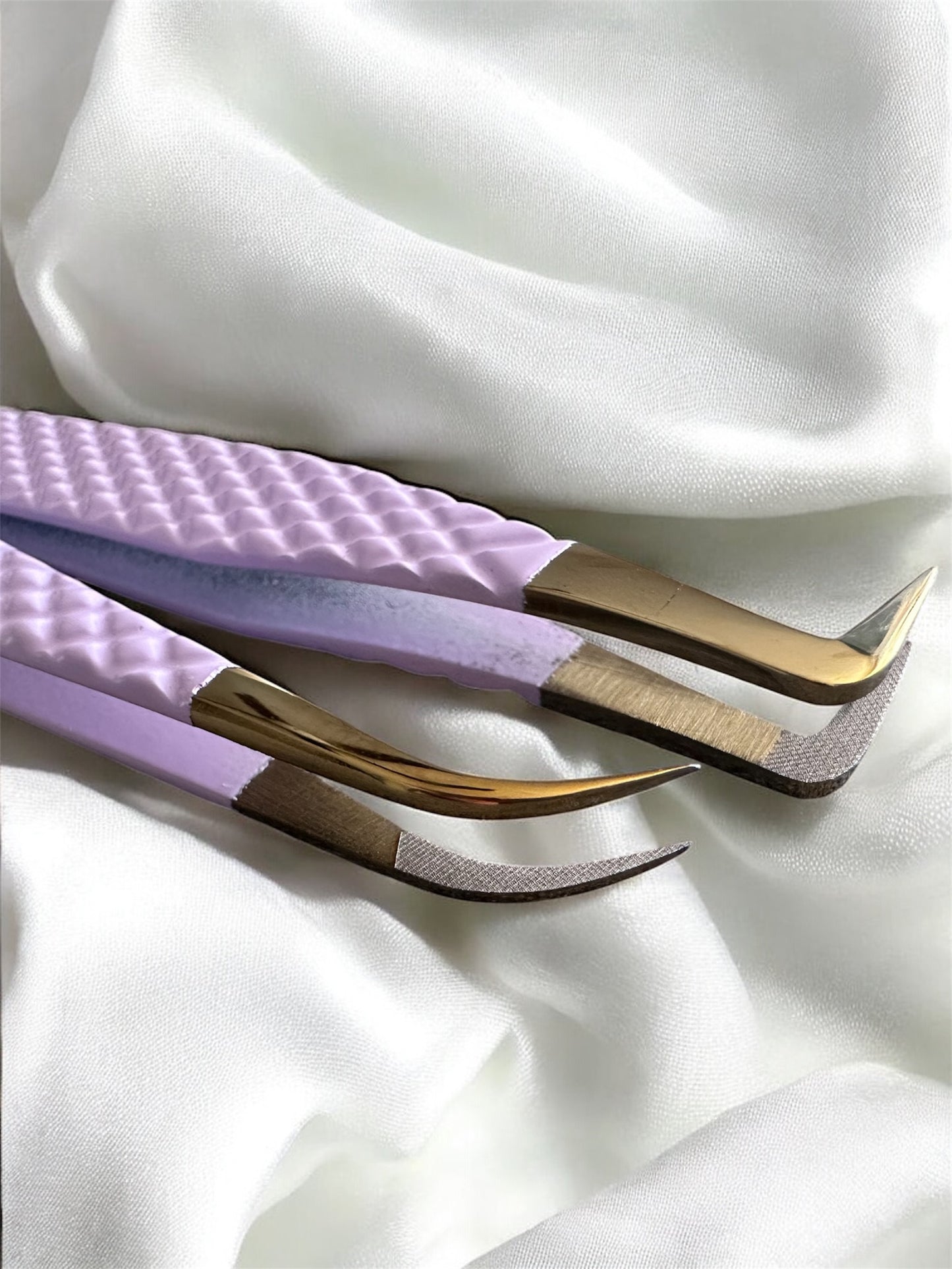 Purple Tweezer set