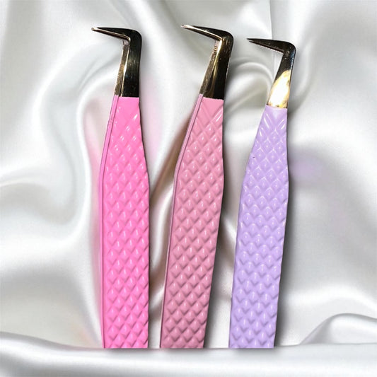 Volume tweezers set of 3